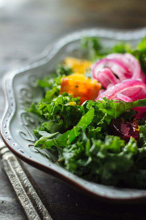 Kale Beet Orange Salad Recipe