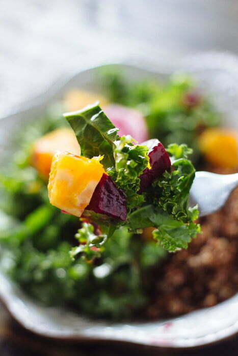 Orange Kale Beet Salad Recipe