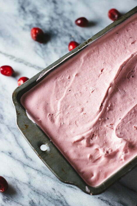 Cranberry Vanilla Ice Cream