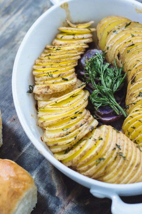 Herbed Honey Butter Roasted Potatoes Recipe