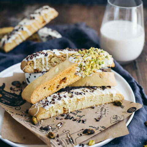 Chocolate Biscotti with Nuts