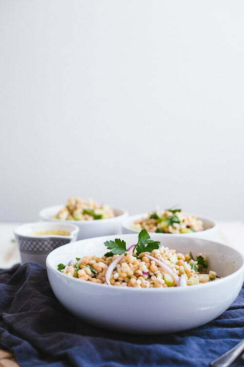 White Bean & Barley Salad Recipe