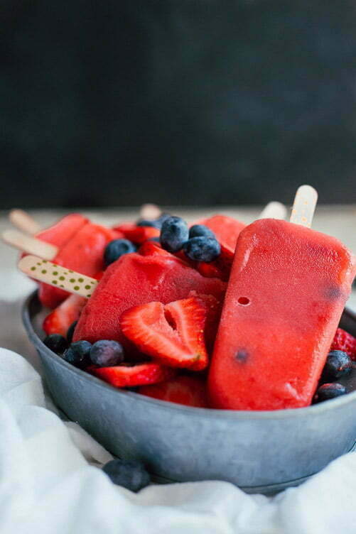 Mixed Berry Popsicles Recipe