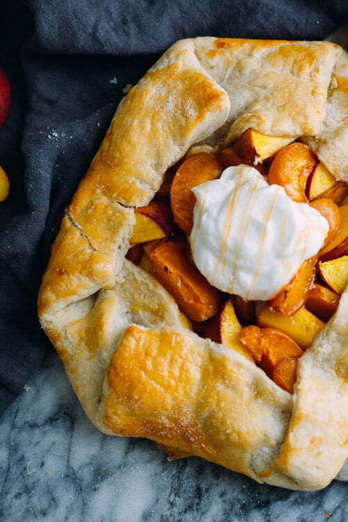 Summer Fruit Galette (with apricot and nectarine)