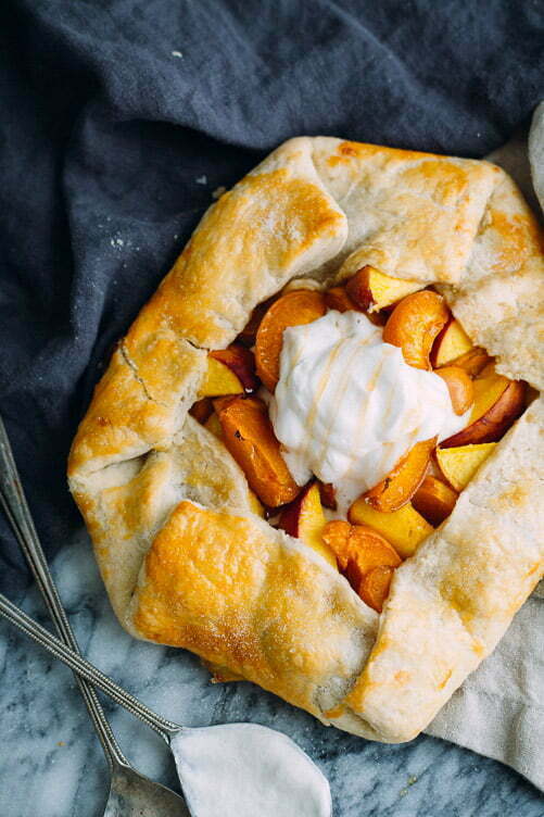 Summer Fruit Galette (with apricot and nectarine)