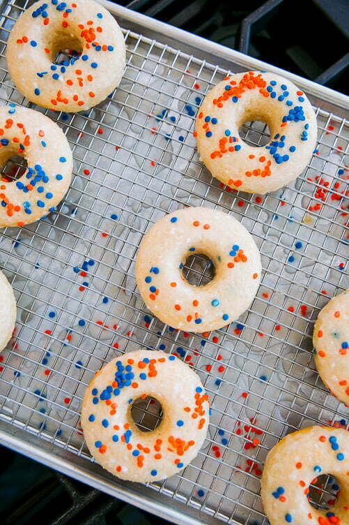 4th of July Cake Donuts
