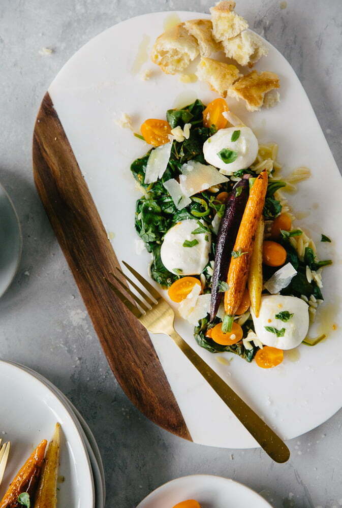 Spinach Orzo Salad Recipe