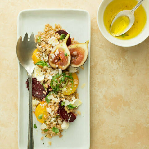 Fig, Beet and Farro Salad Recipe